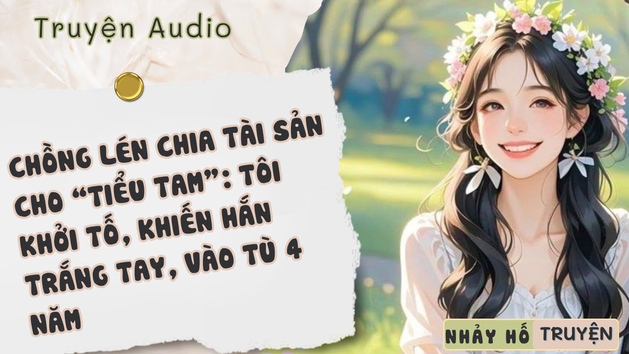 CHỒNG LÉN CHIA TÀI SẢN CHO “TIỂU TAM”: TÔI KHỞI TỐ, KHIẾN HẮN TRẮNG TAY, VÀO TÙ 4 NĂM#nhayhotruyen