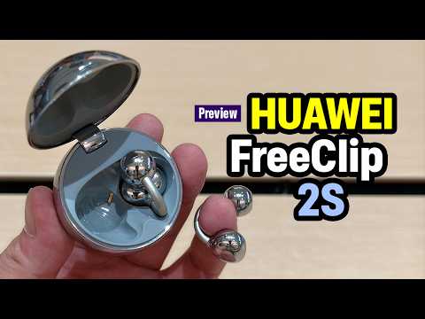 HUAWEI FreeClip 2S: Open-Ear Earbuds with a Premium Case, Comfortable Fit, and Full Features