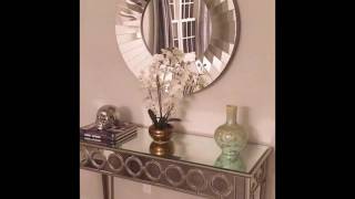 I created this video with the YouTube Slideshow Creator (http://www.youtube.com/upload) console tables with mirror, sofa table ,