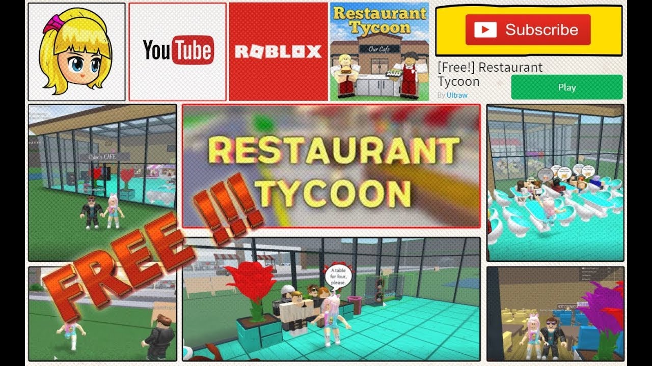 Roblox Free Restaurant Tycoon With Youtube Friend Super Saiyan - restaurant tycoon roblox youtube