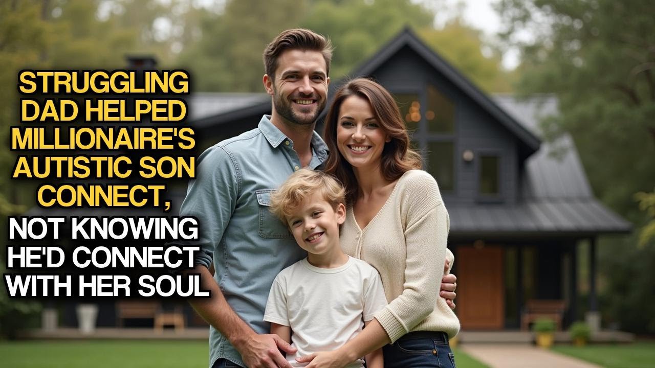 Struggling Dad Helped Millionaire's Autistic Son Connect, Not Knowing He'd Connect With Her Soul