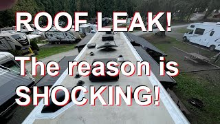 Suddenly, we have a fast dripping roof leak | RV Living | RV Life