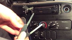 How to Remove and Replace a Car Stereo Radio (Panasonic) 