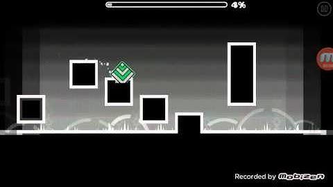 Geometry dash.   Unity by Triaxis with all 3 coins
