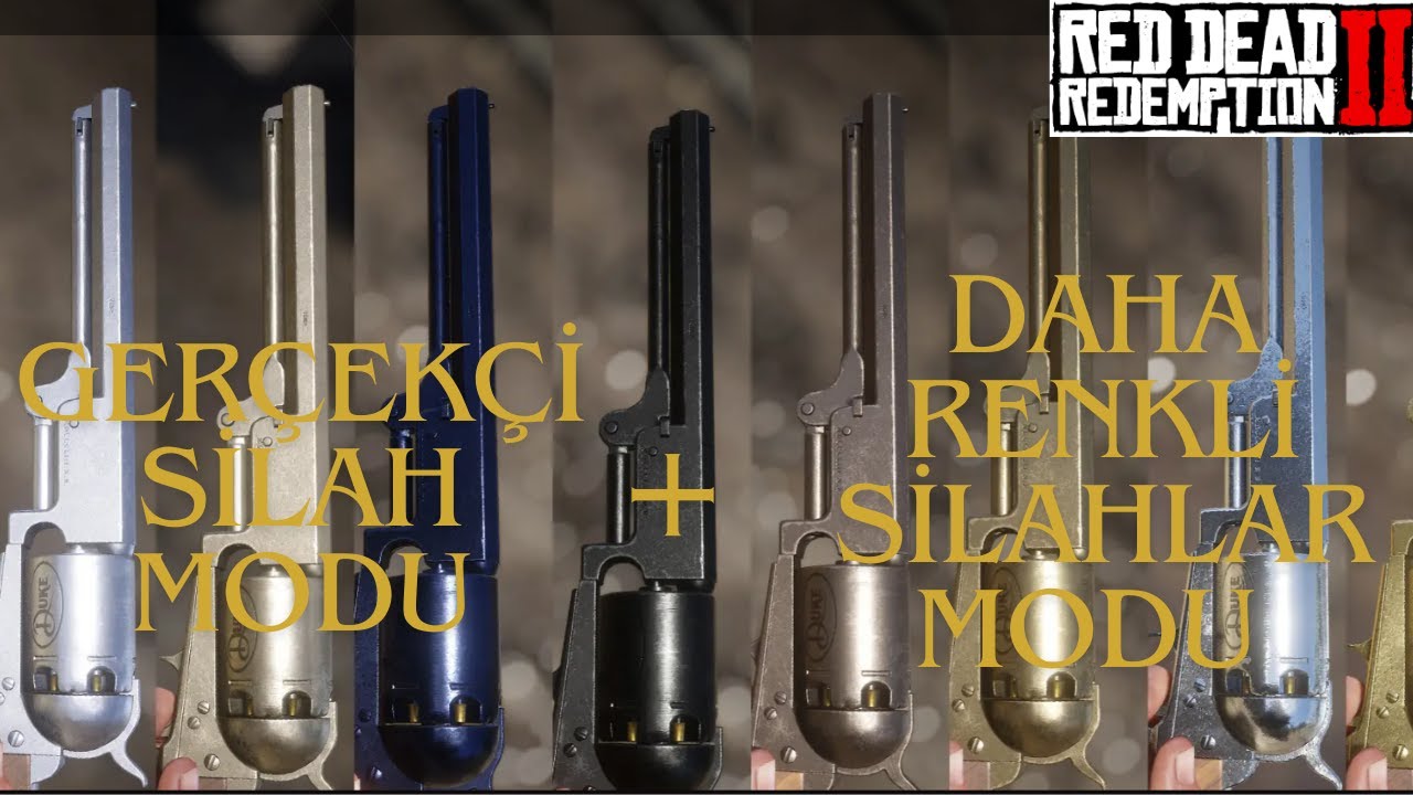 RDR2 MOD NASIL KURULUR | COLORFUL WEAPON ICONS+GUN METAL REWORK - YouTube