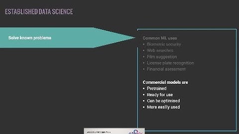 Solve Known Problems- from Agility in the World of Data Science, Machine Learning & AL