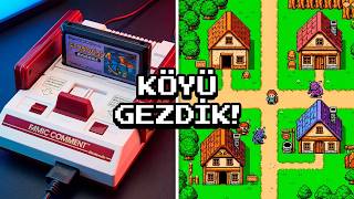 KöYDEKi TüM EVLERi GEZiP  MiSAFiR OLUYORUZ | NES - Deep Dungeon 4 Kuro no Youjutsushi | Longplay