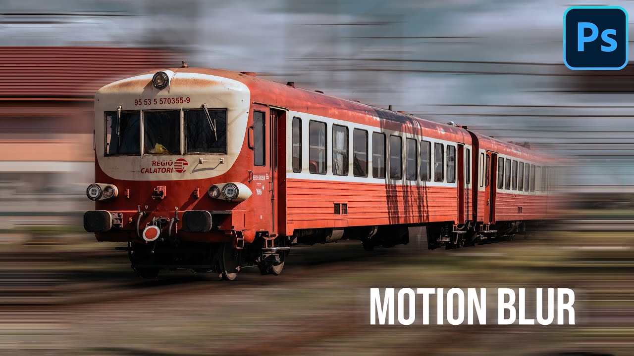 How to Add Realistic Motion Blur Background in Photoshop | Beginner Friendly Tutorial