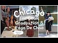 Chicago Time - Day 2 -The Bean, Pa's Graduation, Lunch at Fogo De Chao!! Part 3
