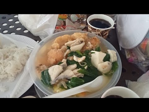Fish Soup With 2 sacks of rice😁🤭