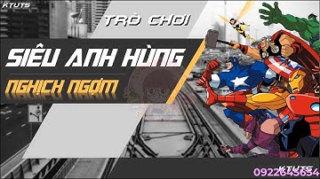 Trò chơi powerpoint học tập_Siêu anh hùng_KTUTS