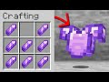 Minecraft but there are custom crafts