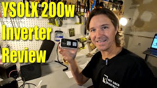 YSOLX 200w Inverter Review.  Nice small AC inverter for your car. by Off Grid Basement 756 views 3 months ago 13 minutes, 9 seconds