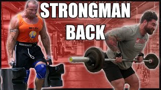 Best exercises to build a BIG upper back for STRONGMAN training