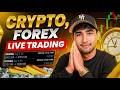 BTC , FOREX & GOLD LIVE TRADING I WB TRADES I #btc #gold #live