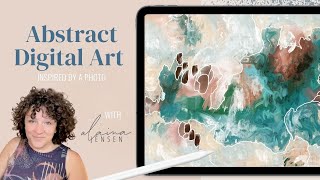 Create Digital Abstract Art in Procreate by Using a Reference Photo as a Starting Point screenshot 1