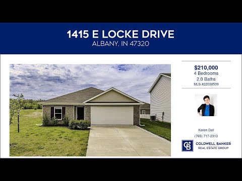 1415 E Locke Drive, Albany, IN home video tour