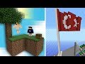 AS BAYRAKLARI AS ! - TÜRK BAYRAĞI YAPTIK #12 SKYBLOCK