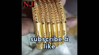 80G D Bangles Set Of 6 Pieces.subscribe And Like For More Bangle Designs.