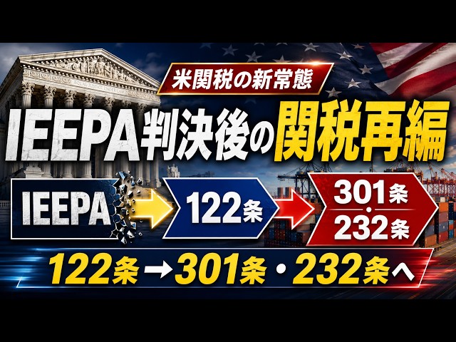 米連邦最高裁のIEEPA関税判決後に進む「関税再編」 （2026年6月23日