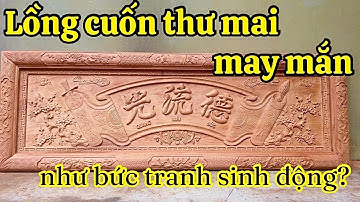 Bộ Hoành Phi Câu Đối Gỗ Hương Đá Lồng Cuốn Thư Mai - Hoành Phi Câu Đối Thờ Gia Tiên Bền Đẹp