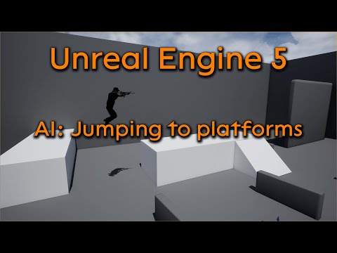 Tutorial: AI - Jumping to platforms(Nav links) - Unreal Engine 4 + Unreal Engine 5