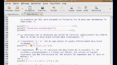 Langage C : 4. Opérateurs