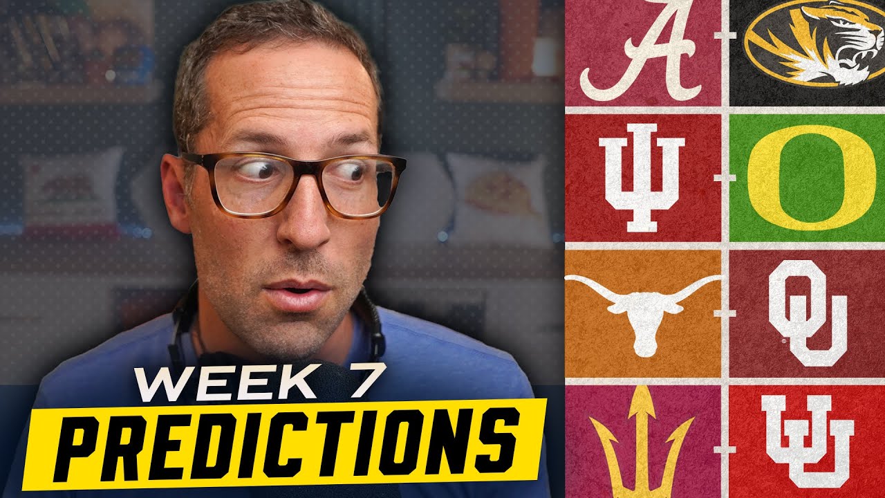 WEEK 7 PREDICTIONS: Indiana's Killer Instinct, Red River Rock Fight & Chris Fowler