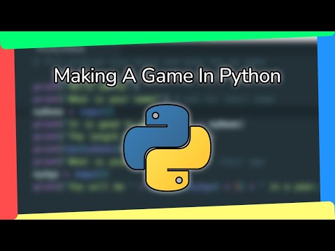 Making A Game With Python 