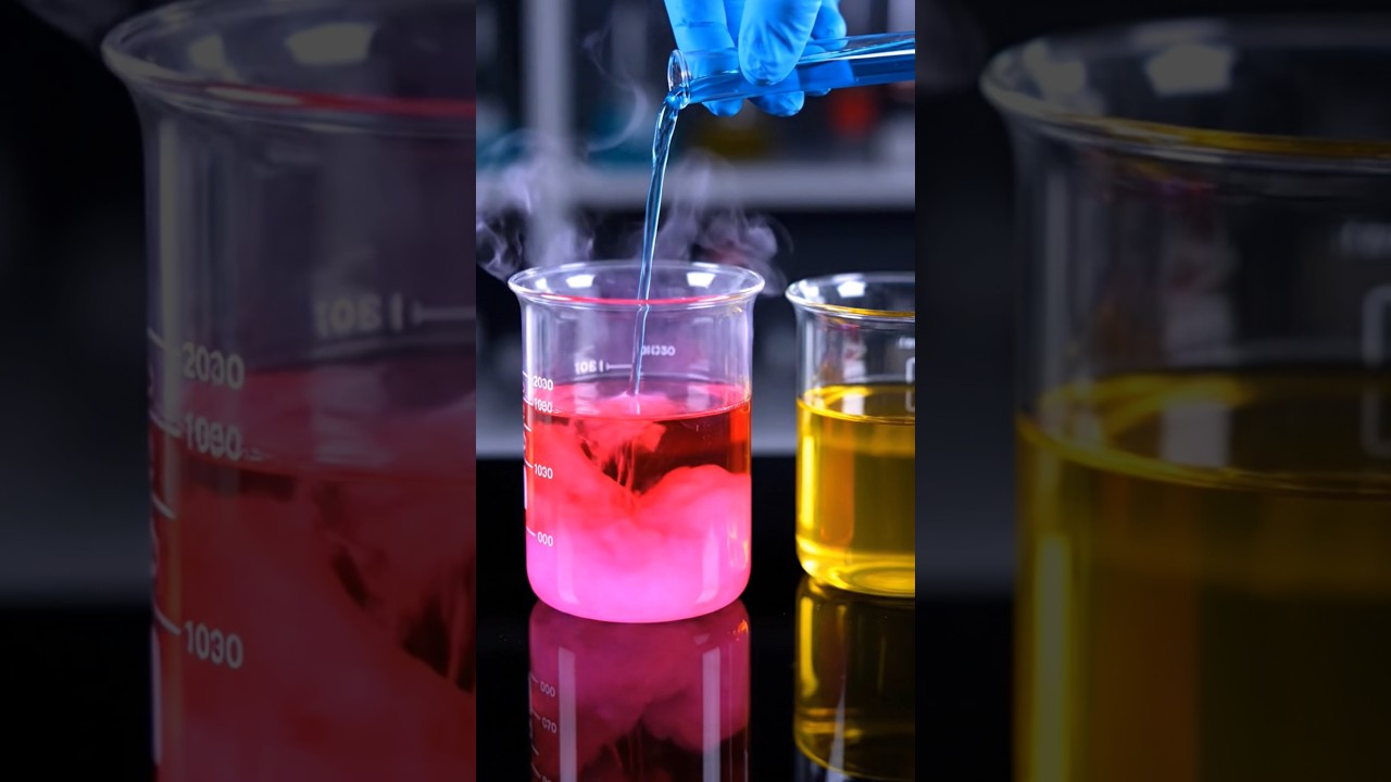 Color changing experiment 🥼🧪