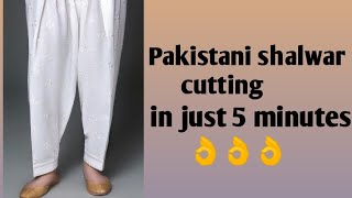 Pakistani shalwar cutting & stitching