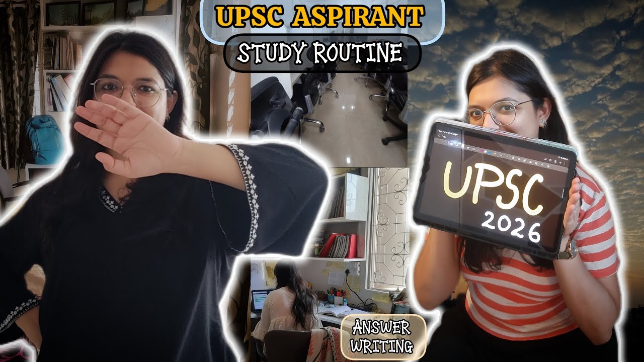 UPSC Study Vlog| Daily Study Routine for UPSC 2026| Dalvoy AI| Mains ...