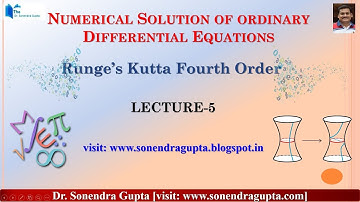 #Lecture-5#Numerical Solution of ODE#Runge Kutta Method