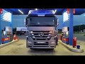 Подготовка к первому рейсу Merсedes-Benz Actros Silver Arrows