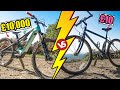 £10 MTB VS £10000 MOUNTAIN BIKE!