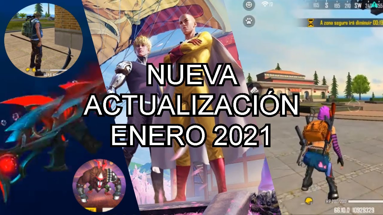 Nueva Actualizacion Enero 2021 De Free Fire Youtube