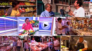 Con los amigos de Aqui La Tierra en el mercado de la Esperanza