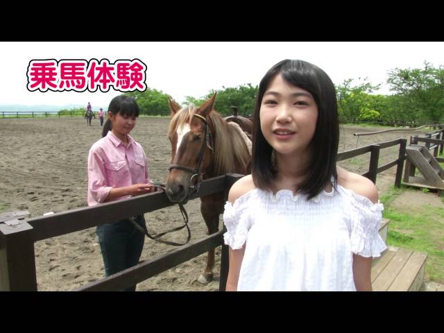 牧場で乗馬体験