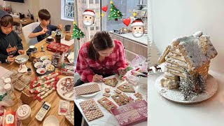 xmas in hk 🎄| making pinterest gingerbread houses & christmas markets