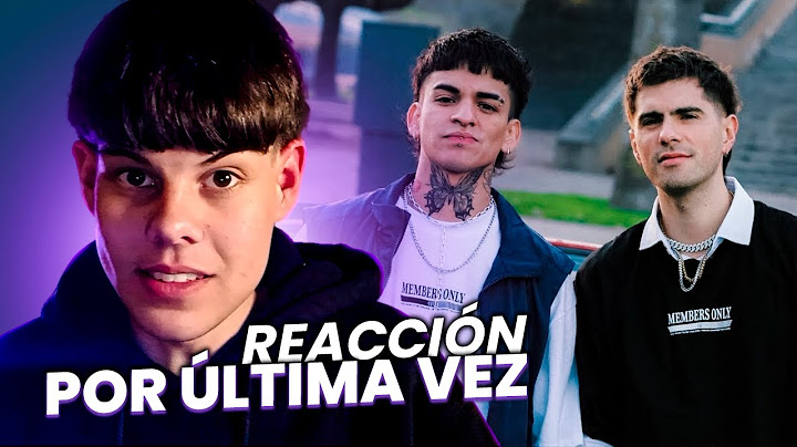 REACCÍON POR ÚLTIMA VEZ | Fer Vázquez, Valen Vargas