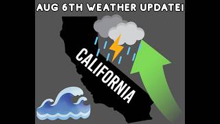 August 6th California Weather Update!