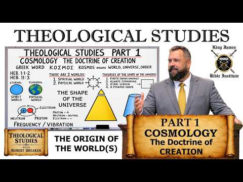 Theological Studies Part 1 COSMOLOGY The Doctrine of Creation #cosmology #theology #theologicalstudy