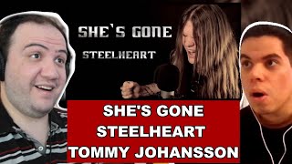 SHE'S GONE - STEELHEART (Cover by Tommy Johansson) - TEACHER PAUL REACTS @ReinXeed