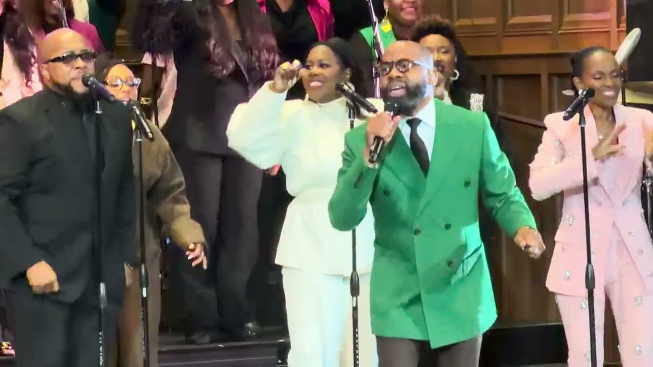 Tim Rogers Churching at Kirk Franklin's Live Recording 'I Got Time'
