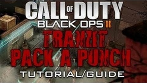 Black ops 2 Zombies Pack-A-Punch in Tranzit (tutorial)