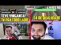 RAZAH E GOHAN TROCANDO TK, C4 DO KHEYZE, CLUTCH LINDO DO SHAIKO E MAIS - MELHORES MOMENTOS LIVES R6