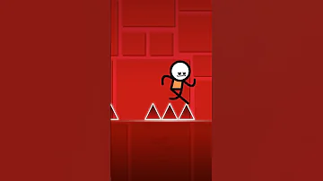Running From Geometry Dash Cube Shorts 