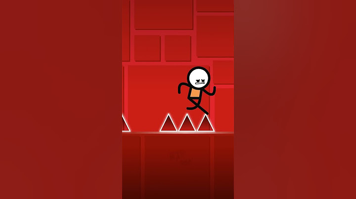 Running from Geometry Dash Cube #shorts