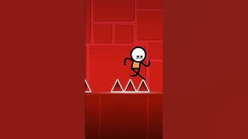 Thumbnail of Running from Geometry Dash Cube #shorts