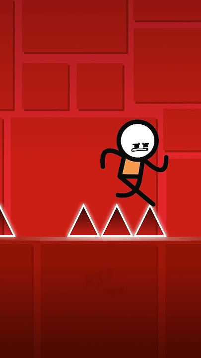 Running from Geometry Dash Cube #shorts